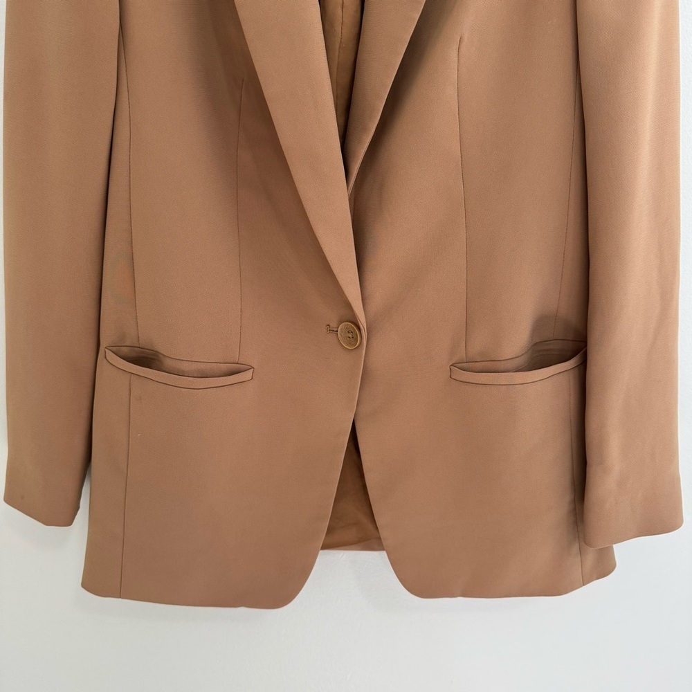 Express Tan Longline Blazer - Picture 2 of 5
